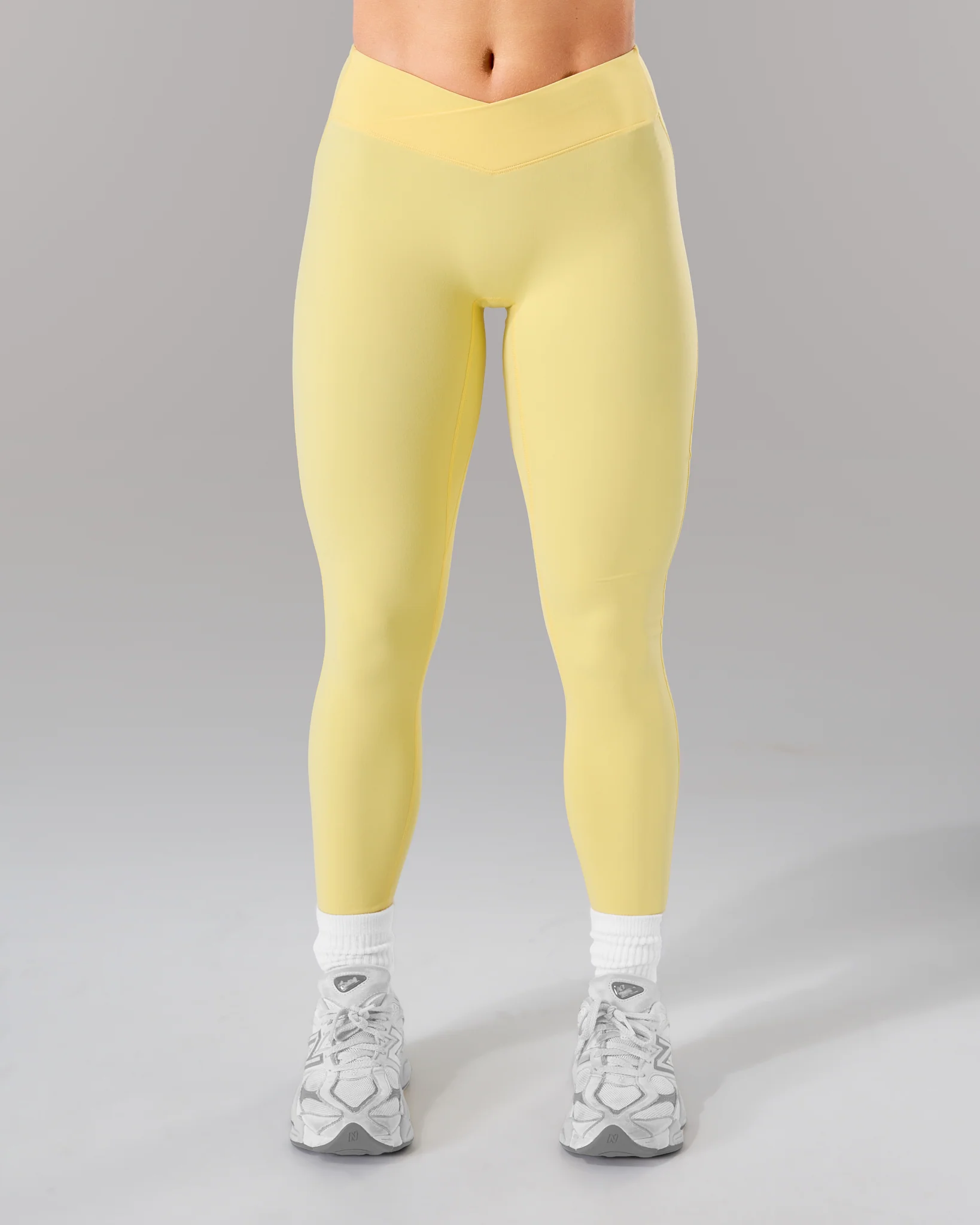 Wrap Mid Rise Legging - Canary