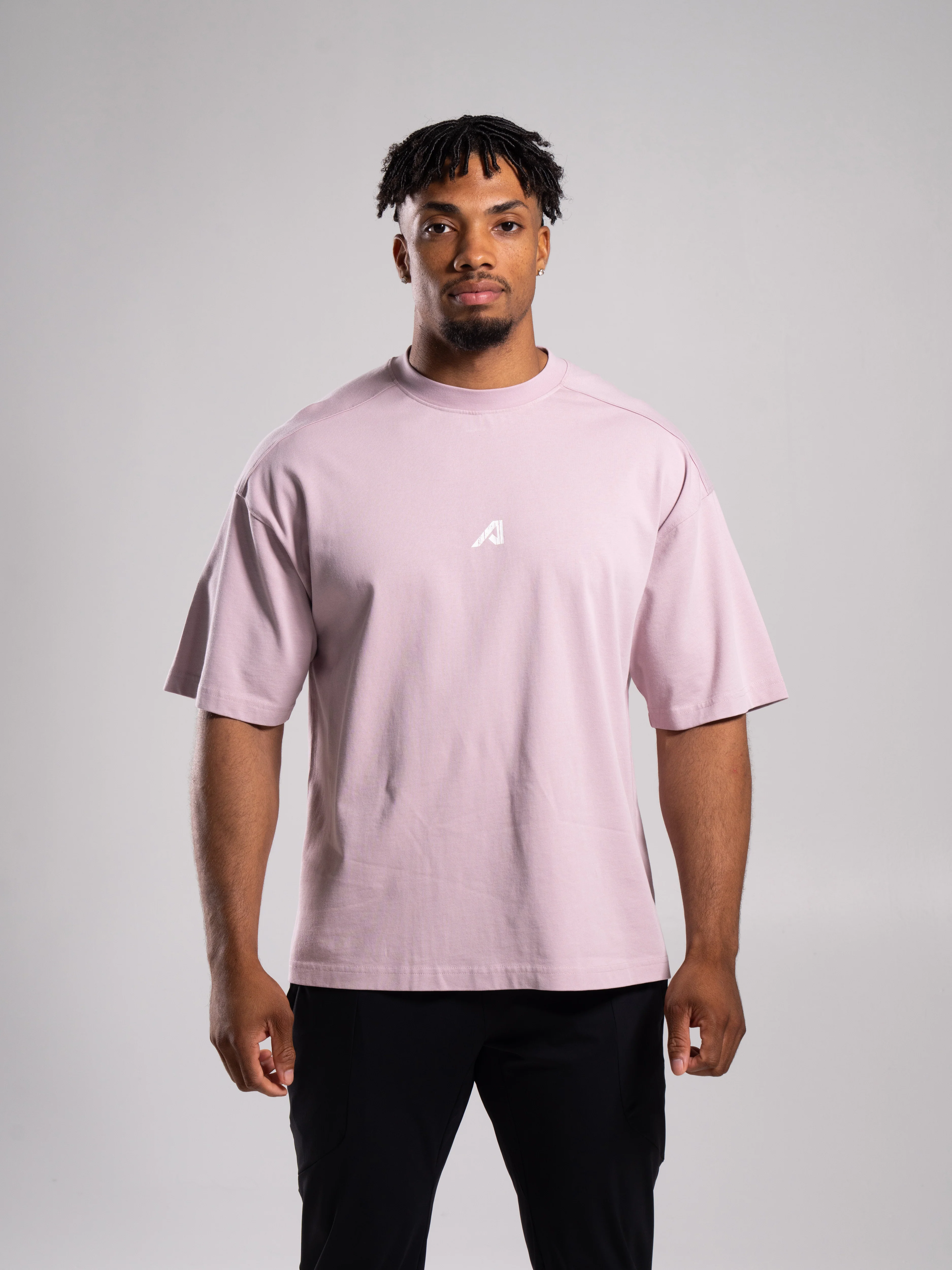 Stone Wash Alpha Tee - Rosewood