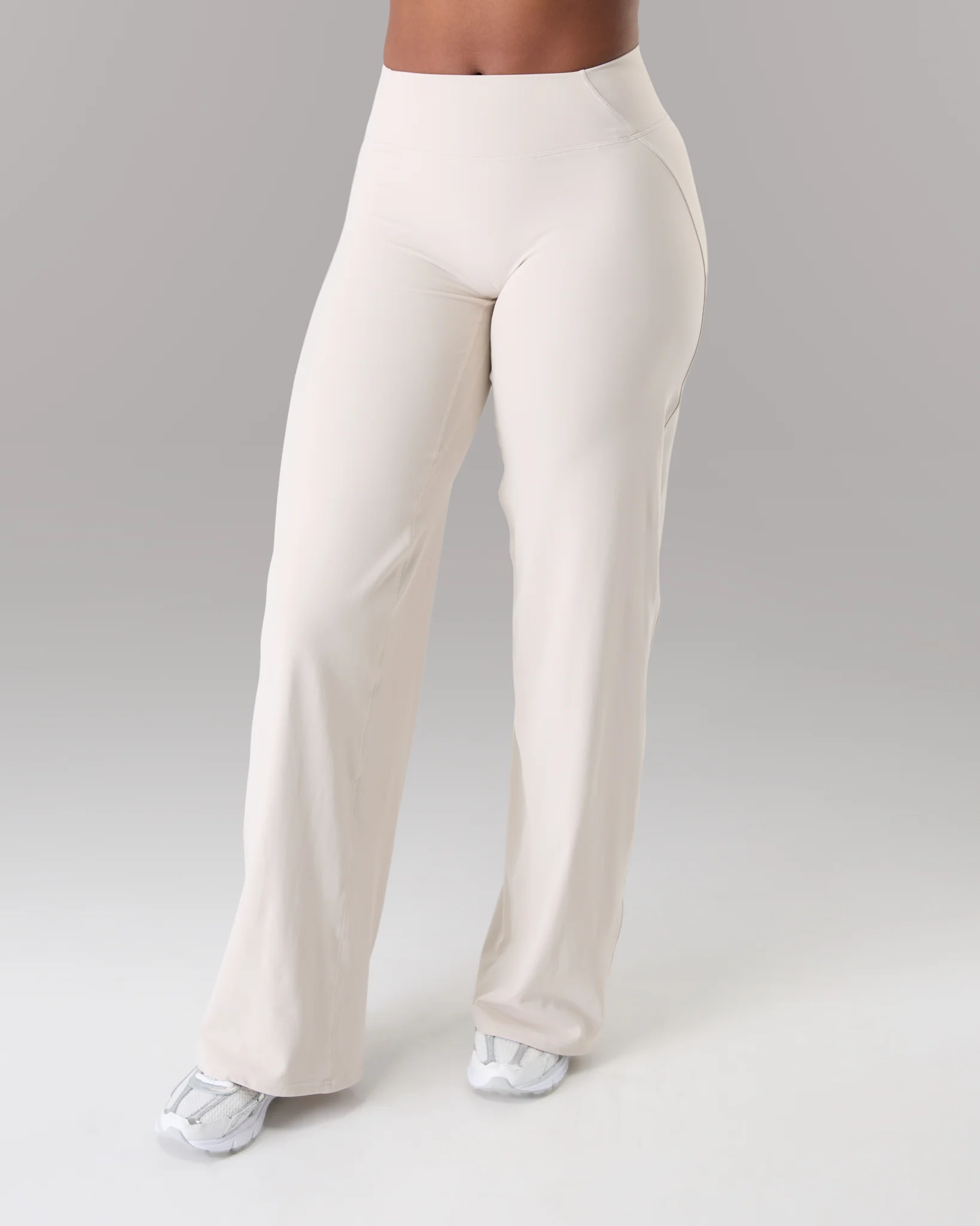Aura Wide Leg Pant Long - Wheat