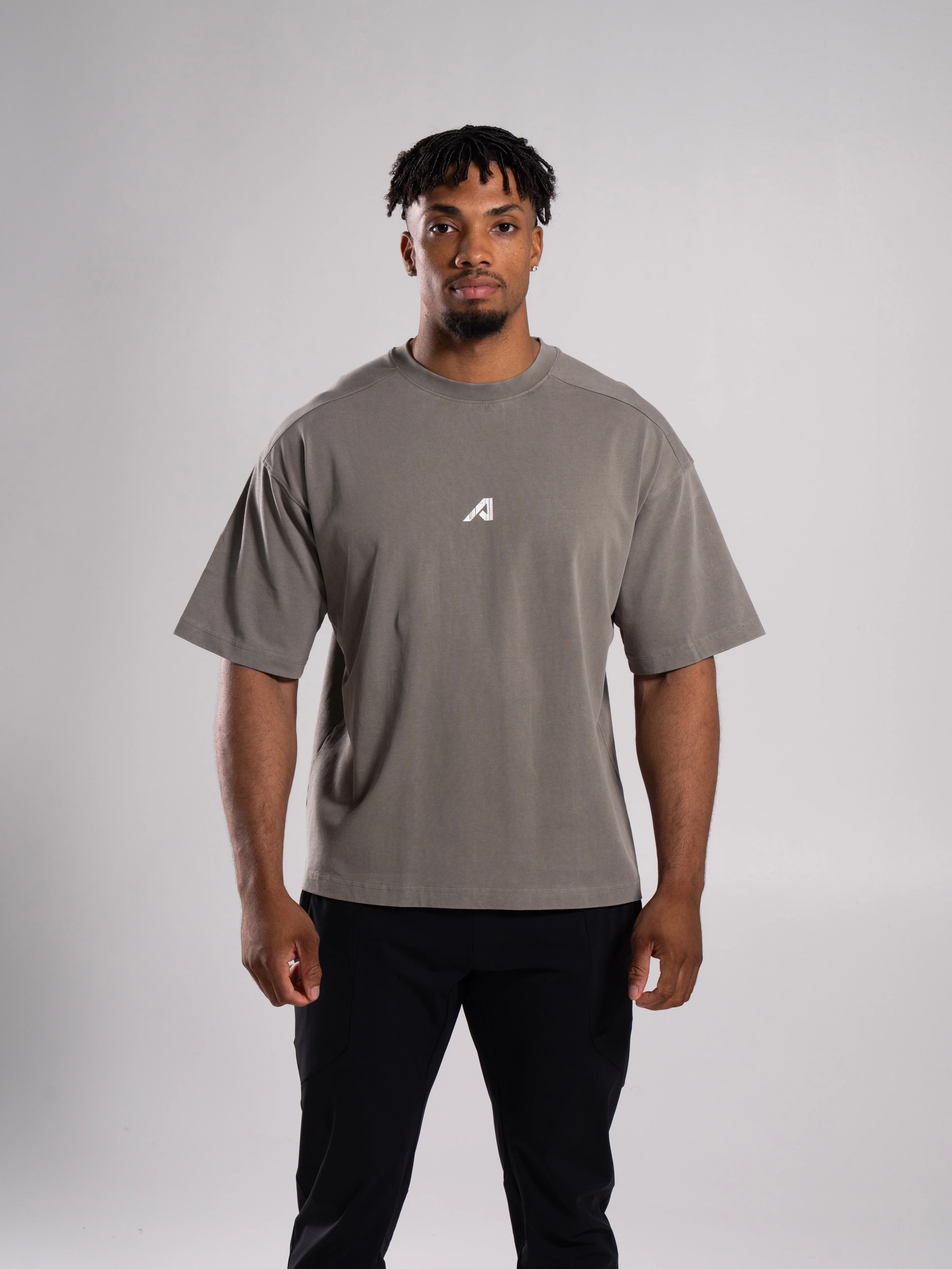 Stone Wash Alpha Tee - Desert Khaki