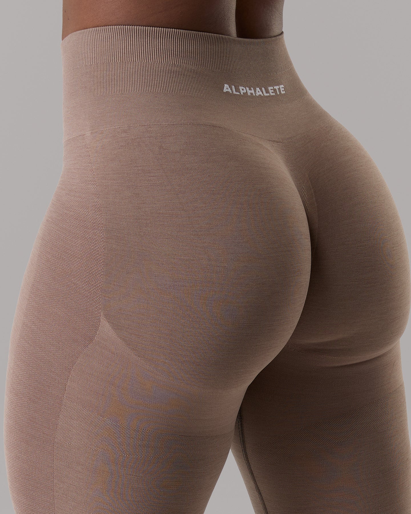 Pump Legging Hi Rise Mocha Rear 1